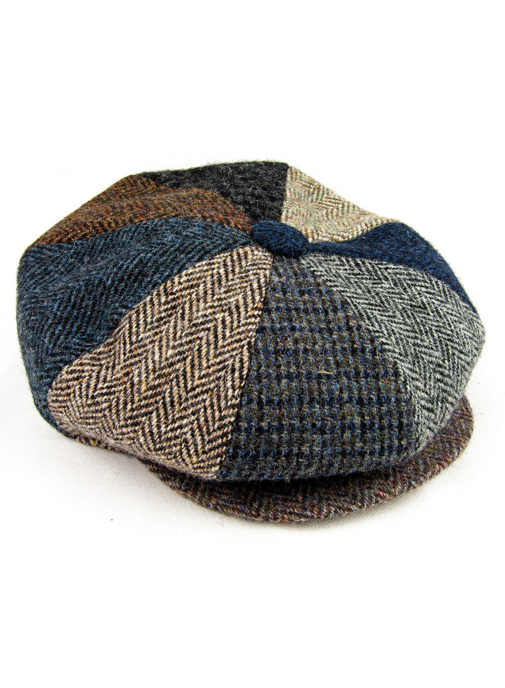 Baker Boy Harris Tweed Flat Cap Glencroft Countrywear