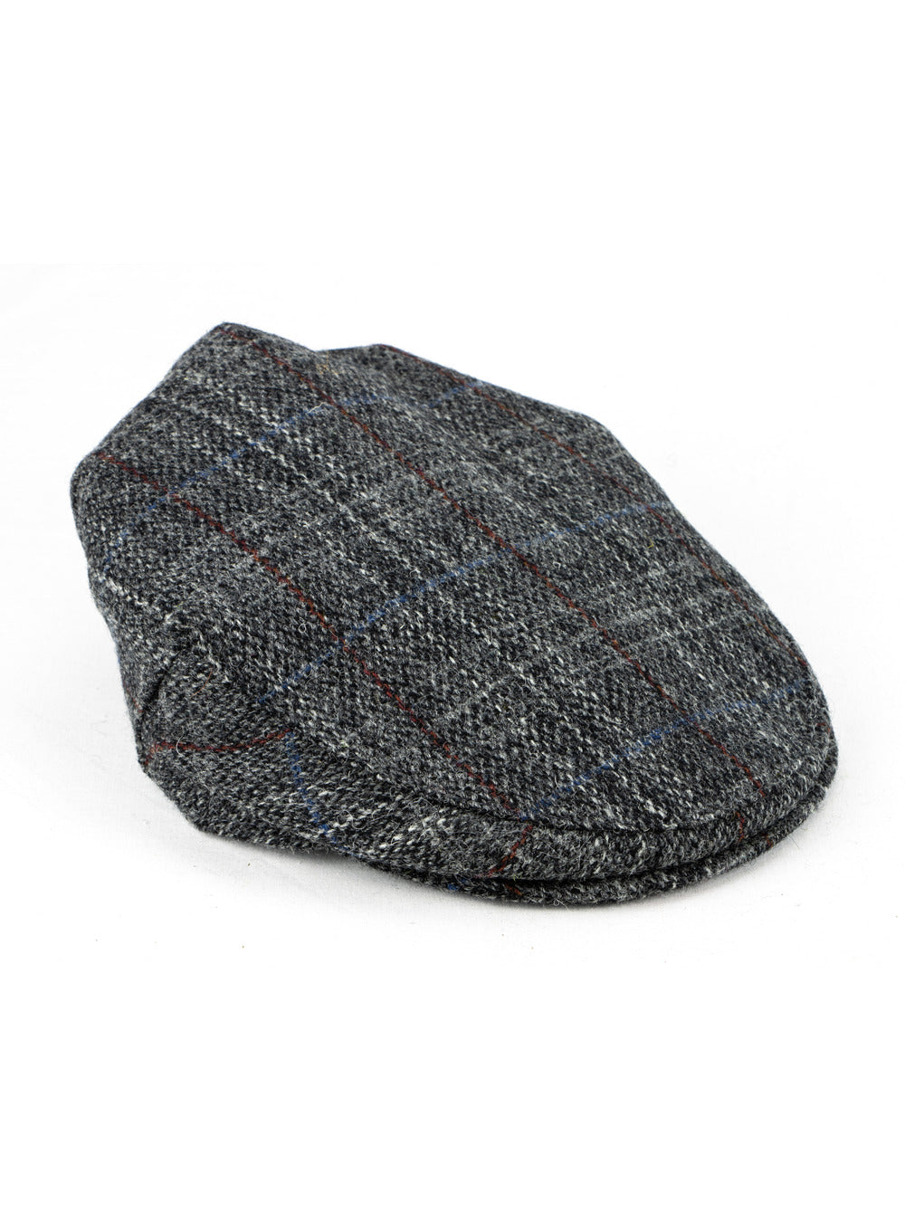 Harris Tweed Flat Cap Elasticated Back Men's Flat Caps