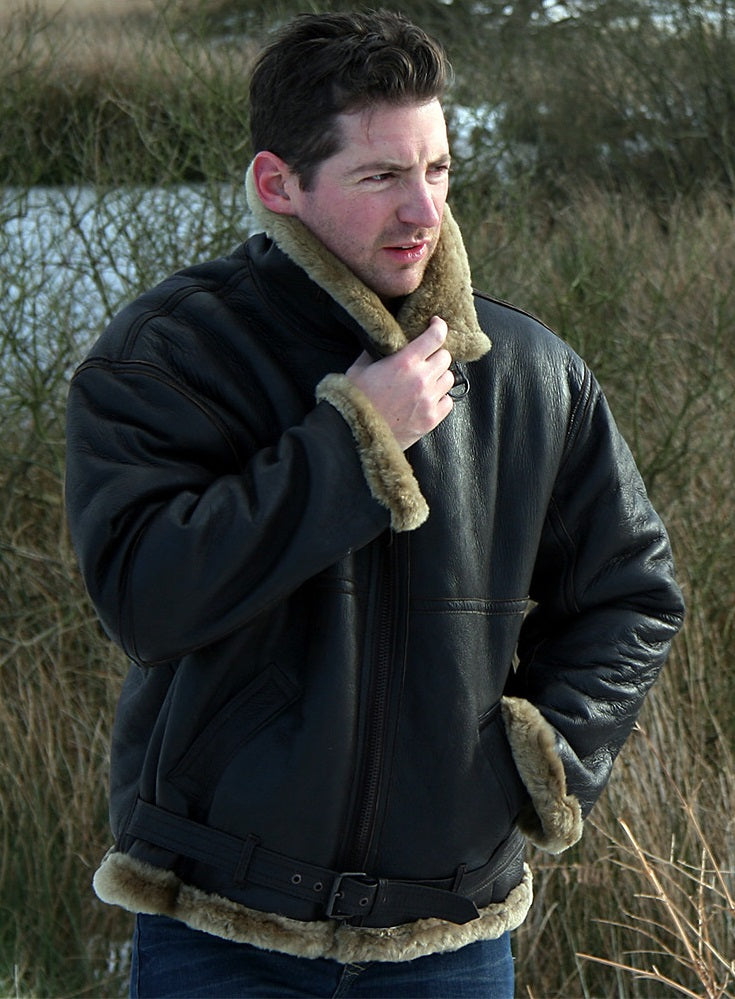 Sheepskin Aviator Flying Jacket