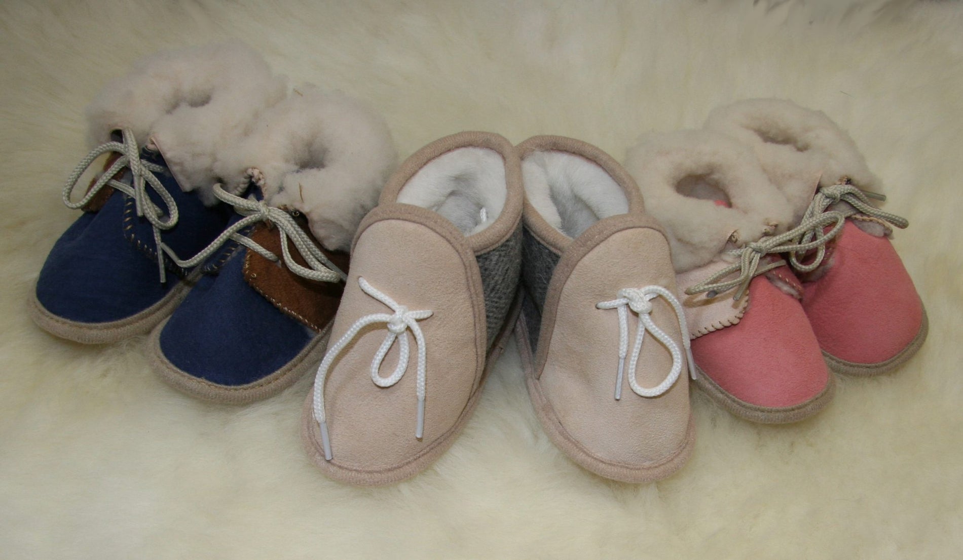 Sheepskin Baby bootees