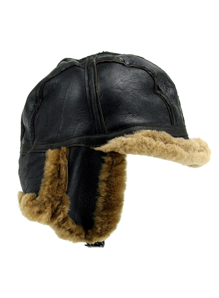 Biggles Sheepskin Flying Helmet