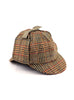 Sherlock British Wool Tweed Deerstalker Hat