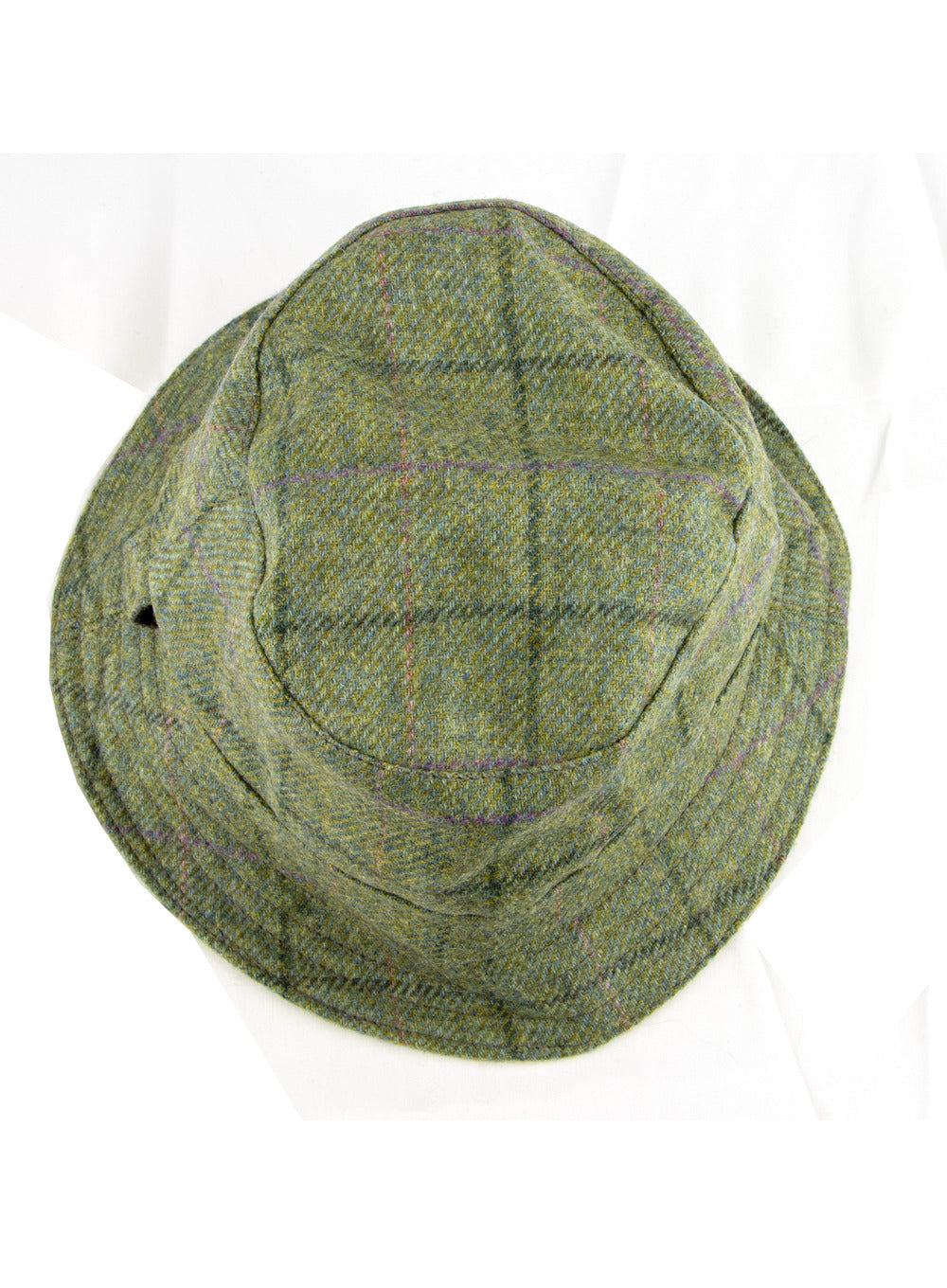 Bucket Hat Mens Tweed Trilby Hats British Wool Tweed Bucket