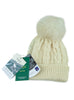 Genuine Sheepskin Bobble Aran Beanie Hat