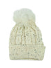 Genuine Sheepskin Bobble Aran Beanie Hat