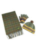 100% Lambswool Scarf, Hat and Gloves Set