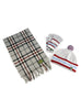 100% Lambswool Scarf, Hat and Gloves Set