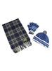 100% Lambswool Scarf, Hat and Gloves Set