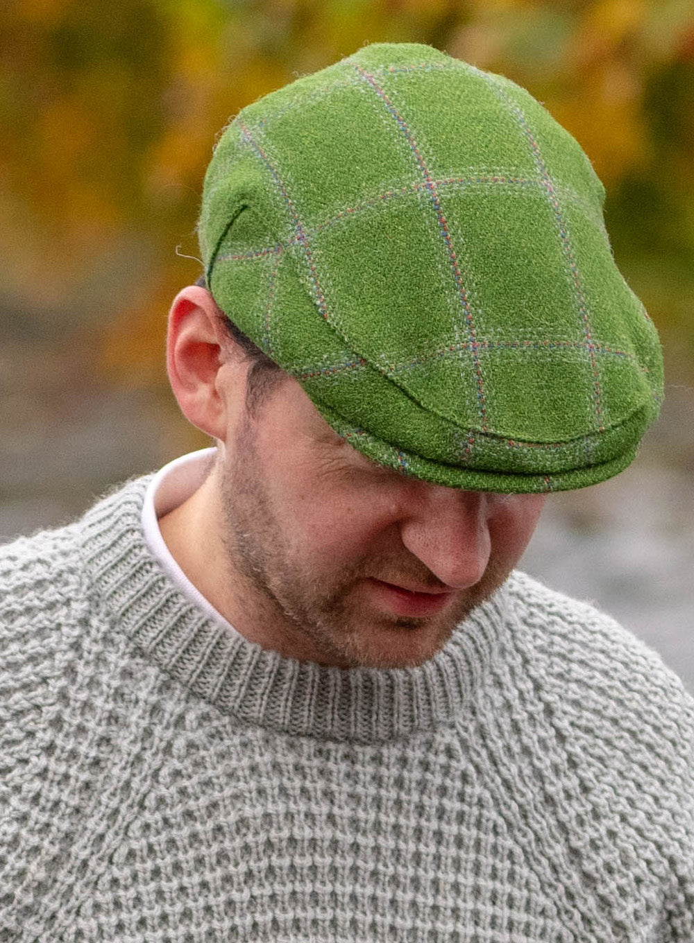 Clapdale Wool Traceable Dalesbred Flat Cap - Main Image