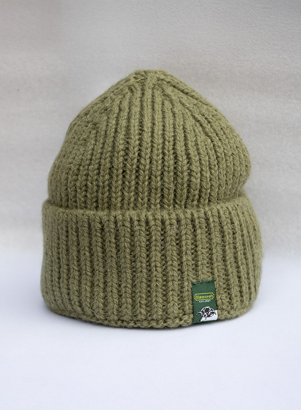 Green Clapdale Wool Traceable Seamless Beanie