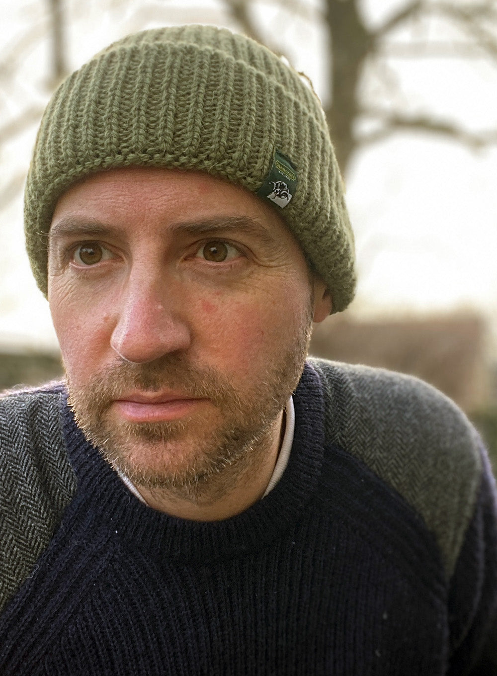 Green Clapdale Wool Traceable Seamless Beanie