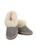 Sheepskin and Tweed Slippers with Sole