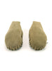 British Made Children's Moccasin Slippers Beige