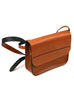 9 Inch Crossbody Saddle Bag Real Leather