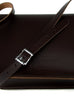 11 Inch Crossbody Saddle Bag Real Leather