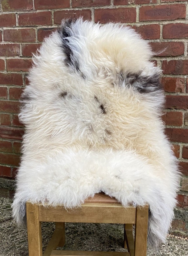 Monochrome British Sheepskin Rug