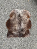 Rocky Curly Grey and Brown British Sheepskin Rug