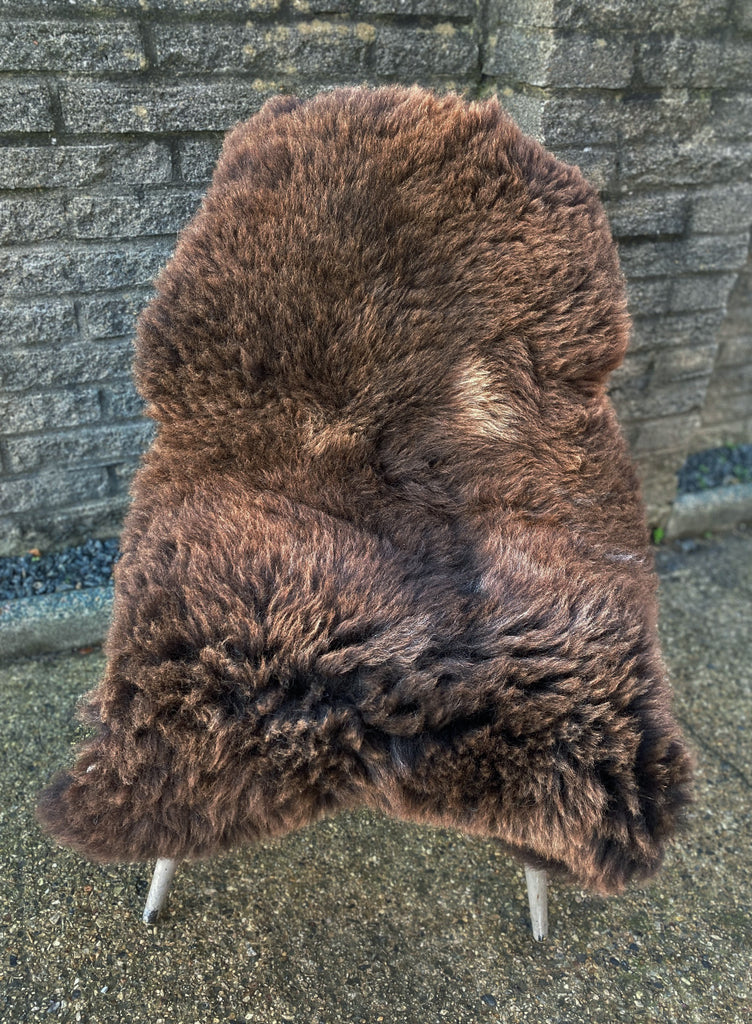 Lincoln Brown British Sheepskin Rug