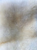 cream sheepskin rug close up