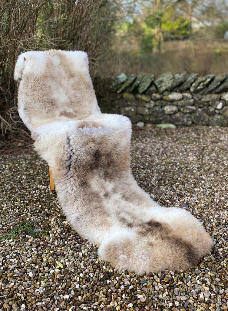 Cappuccino Beige Double Sheepskin Rug