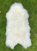 White Icelandic rug laid flat