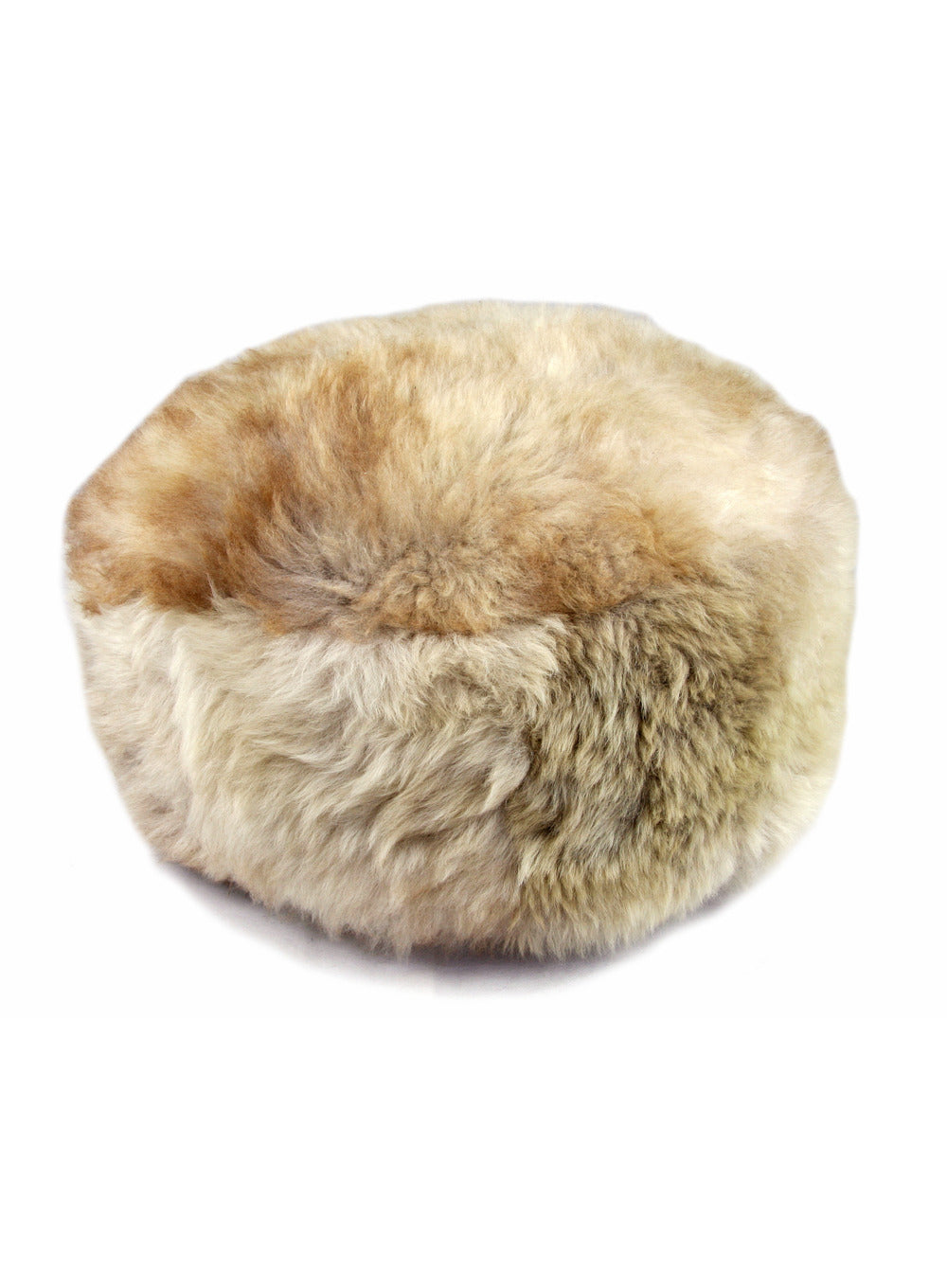 Cappuccino Colour Rare Breed British Sheepskin Pouffe