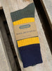 Yorkshire Made Green Stripey Wool Socks