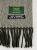 Scottish 100% Cashmere Wide Scarf Herringbone Pattern