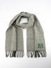 Scottish 100% Cashmere Wide Scarf Herringbone Pattern