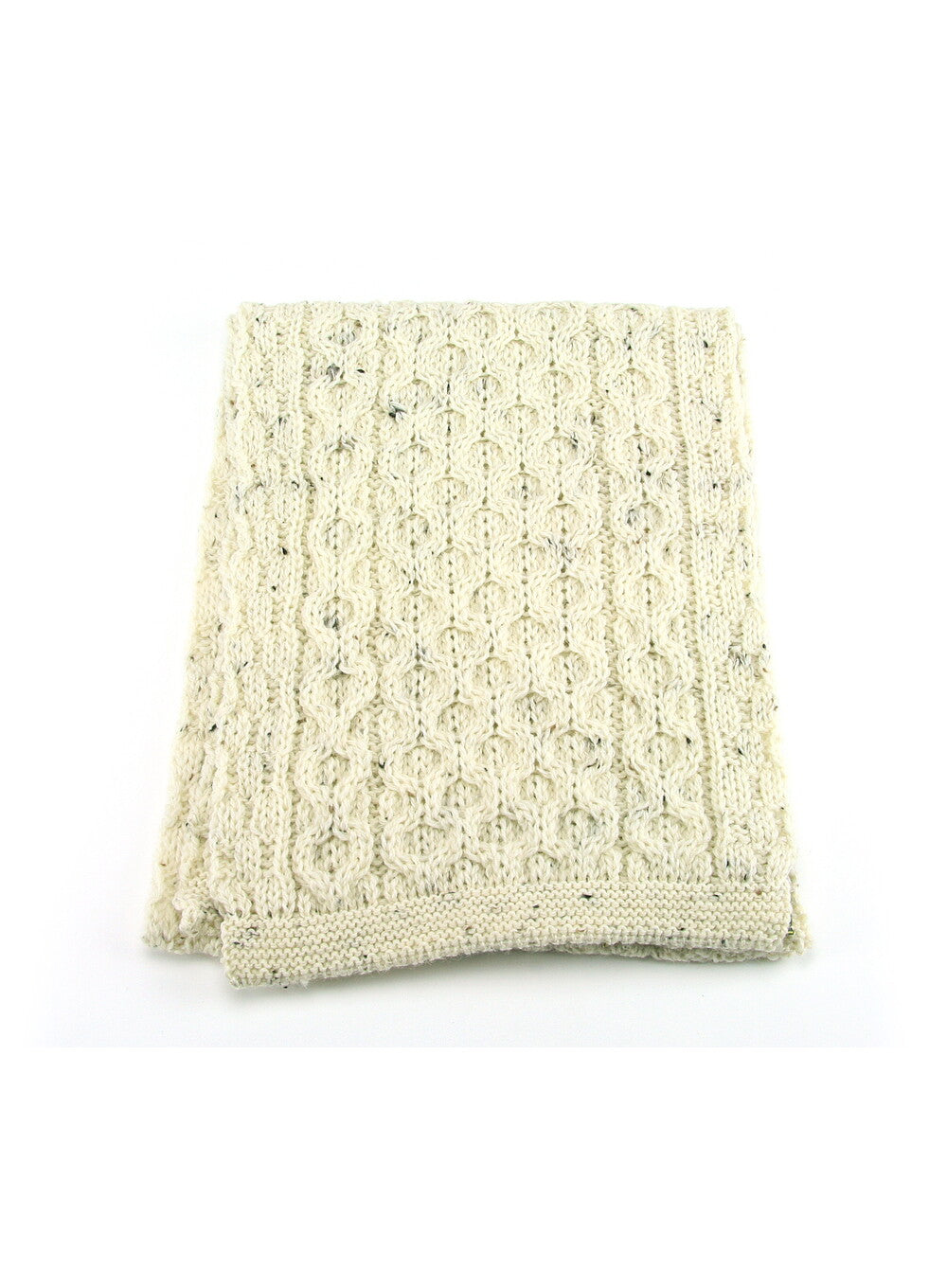 Chunky British Wool Aran Scarf