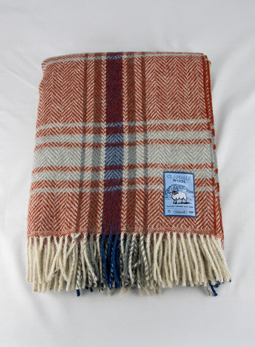 Ingleton Red Dalesbred Breed Traceable Wool Travel Rug