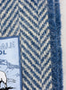 Herringbone Dalesbred Traceable Wool Travel Rug