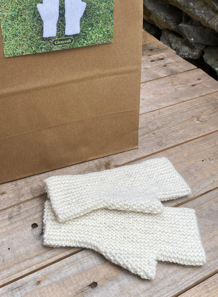 Clapdale Wool Knit Kit - Fingerless Gloves
