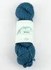 Clapdale Wool hand knit hank in blue colour