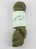 Clapdale Wool hand knit hank in olive green colour