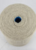 Top view of Clapdale Wool on a 3kg cone - cream nep yarn for weaving