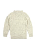 Roll Collar British Wool Aran Jumper