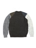 Multi-Colour Wool Tweed Patch British Wool Jumper