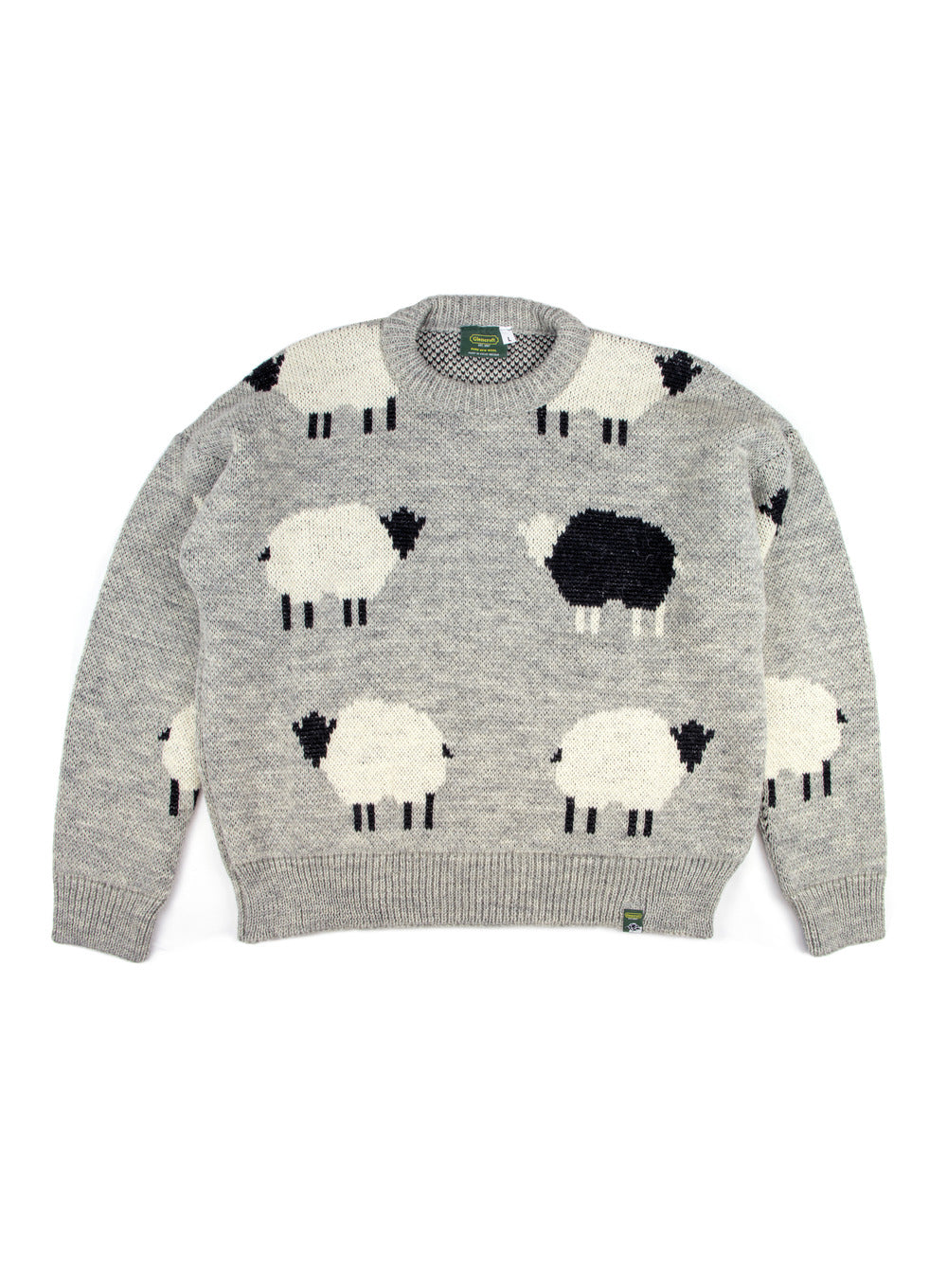Martha British Wool Sheep Cropped Jumper - Main Image