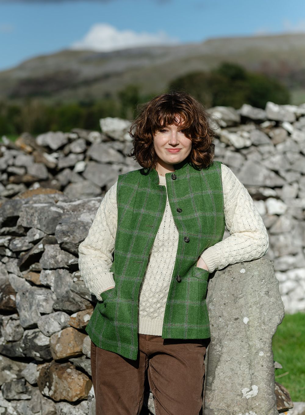 Riverside Ladies Traceable Yorkshire Tweed Gilet