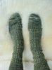 Yorkshire Made Green Wool Socks