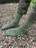 Yorkshire Made Green Wool Socks