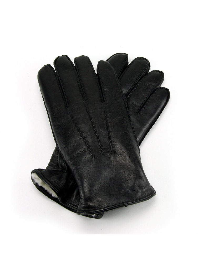 Men's Luxury Hand Sewn Lambskin Lined Leather Gloves
