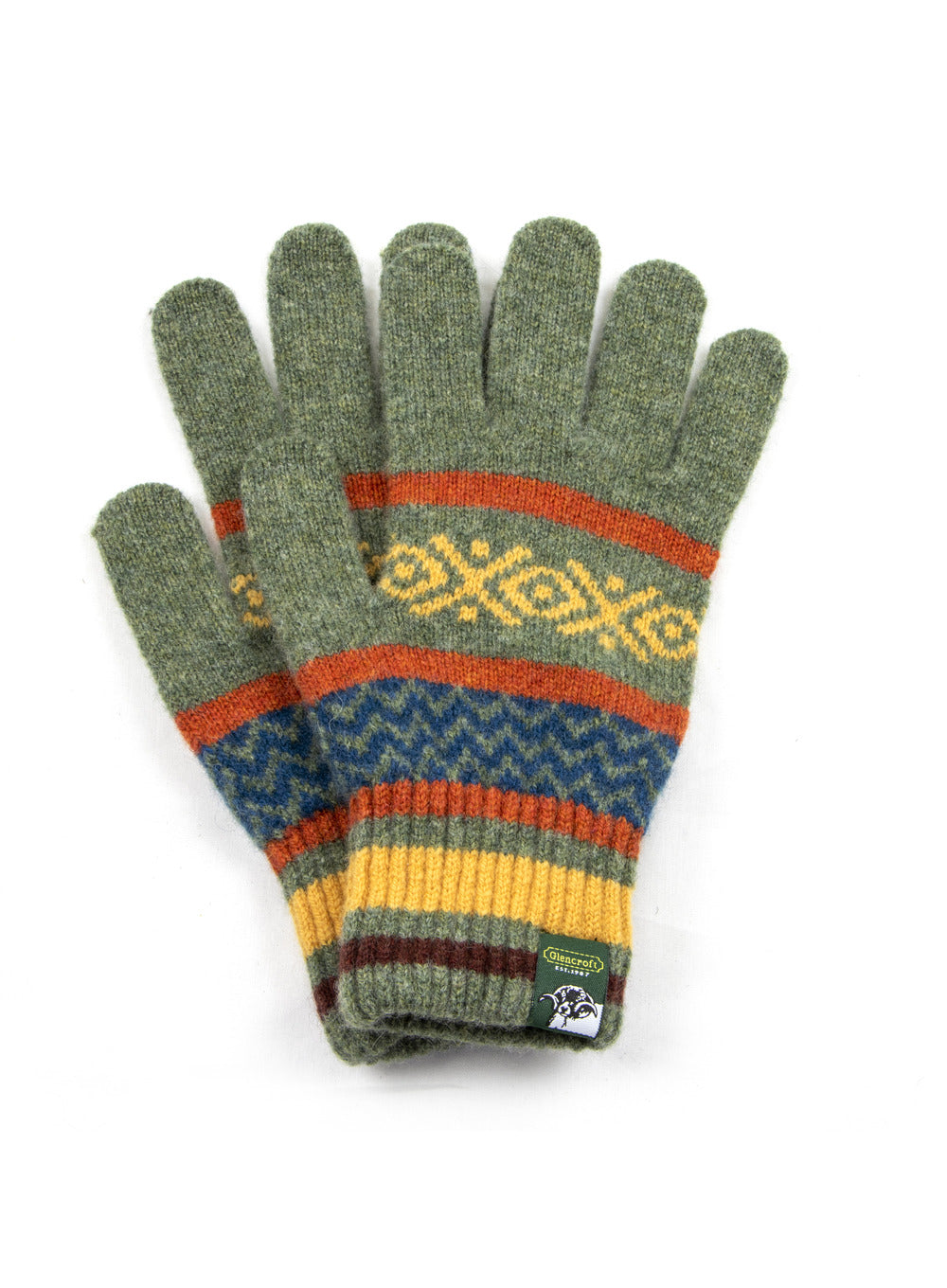 fair isle handschuhe 100% Lambswool Ladies Knitted Gloves